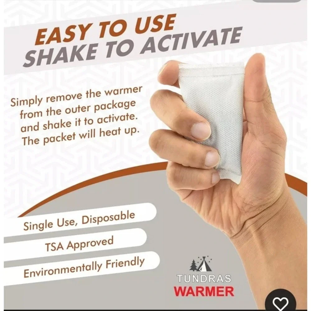 Long Lasting Hand Warmers - 40 Count - Up to 11 Hours of Heat - TSA Approved